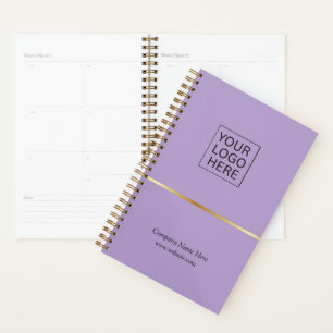 Agenda Promocional de texto e logotipo personalizado mini