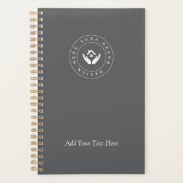 Agenda Promocional de texto e logotipo personalizado mini