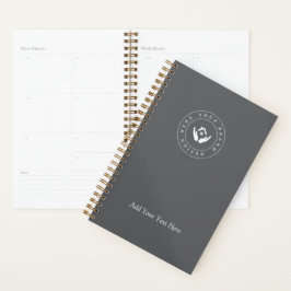 Agenda Promocional de texto e logotipo personalizado mini