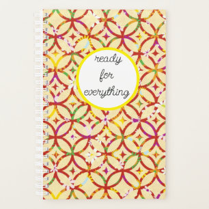Agenda Pronto para o Boho Patterno Planner