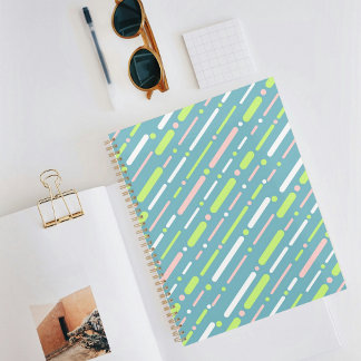 Agenda Prussian Blue Line Pattern Planner