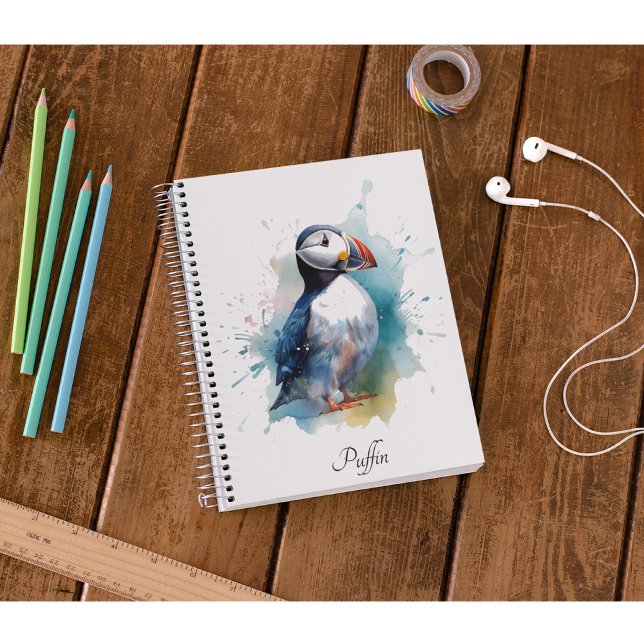 Agenda Puffin cúmulo de cor azul (Criador carregado)