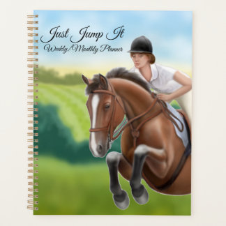 Agenda Pule-O Equestrian Horse Semanalmente Planner Mensa