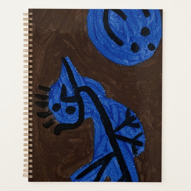 Agenda Pumpkin de pássaro azul - Paul Klee 1939 (Frente)