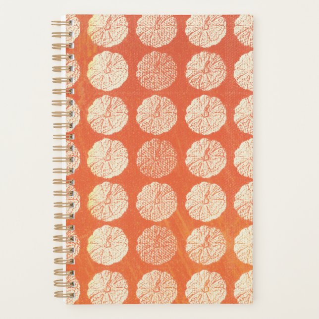Agenda Pumpkin Pattern Planner (Frente)