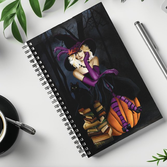 Agenda Pumpkin Roxo da Bruxa Loura (Criador carregado)