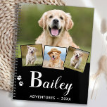 Agenda Puppy Dog Monograma Nome 5 Pet Foto<br><div class="desc">Mantenha todos os seus compromissos e aventuras facilmente organizadas com um planejador personalizado de fotos de cães. Quer sejam todas as divertidas aventuras de filhotes, visitas veterinárias, horários de treinamento, ou todas as datas de reprodução de filhotes, este planejador de fotos de cães e o livro de memórias de cachorros...</div>