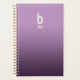 Agenda Purple Spiral Planner – 2026 Breath