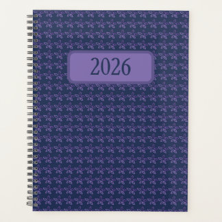 Agenda Purple Watercolor Blooms