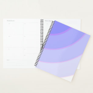 Agenda Púrpura de púrpura pastel ombre