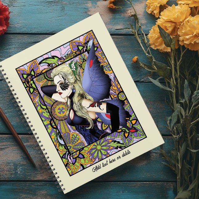 Agenda Púrpura Floral Loura (Criador carregado)