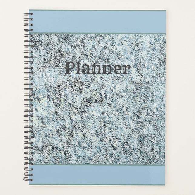 Agenda Quadrado com Incisão de Granito (Frente)