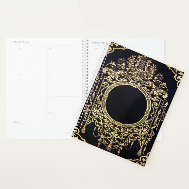 Agenda Quadro Dourado do Ornamentado de falha (Exibição)
