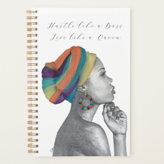 Agenda Queen Spiral Planner (Frente)