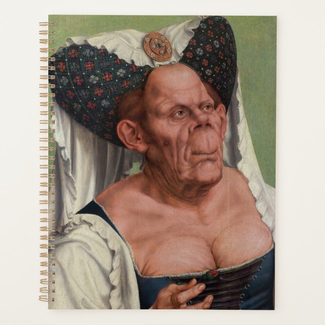 Agenda Quentin Matsys - Uma Mulher Velha Grotesca (Frente)