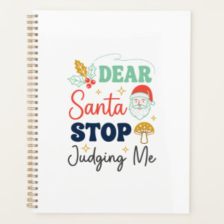 Agenda Querido Papai Noel Pare de Me Julgar Natal Cogumel