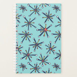 Agenda Química Molécula Retro-moderno padrão de Abstrato