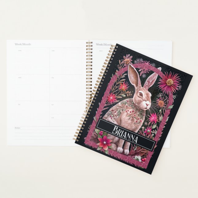 Agenda Rabbit de flor selvagem (Exibição)