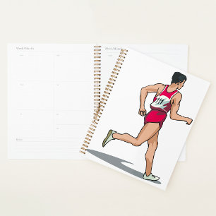 Agenda Race Walker Athlete Esportivo em Movimento