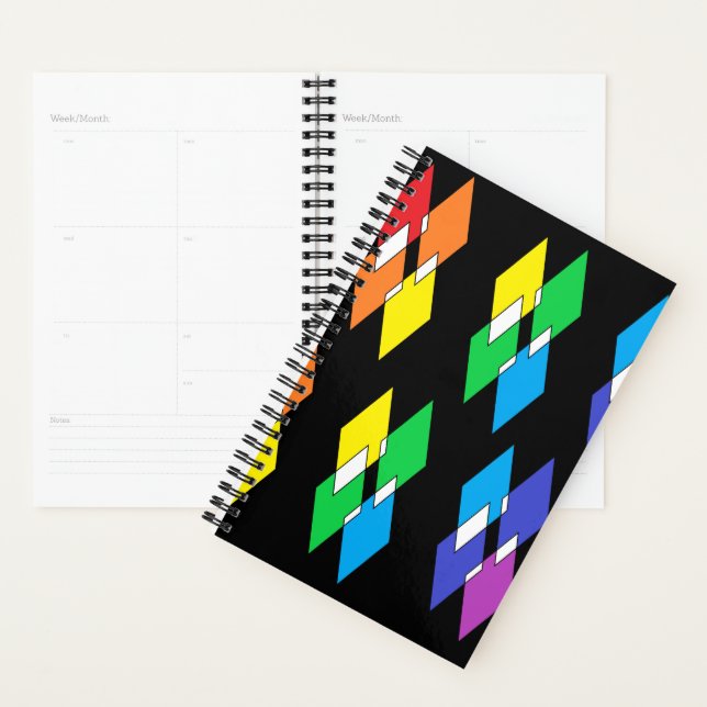 Agenda Rainbow Diamantes (Exibição)