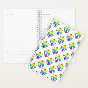 Agenda Rainbow Fleur-de-lis