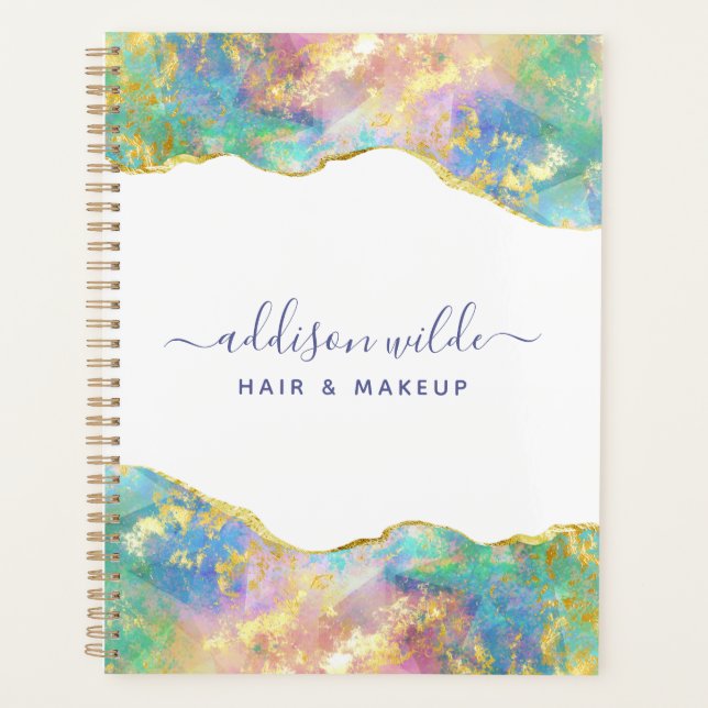 Agenda Rainbow Gemstone Business (Frente)