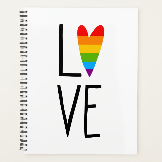 Agenda Rainbow Love (Frente)