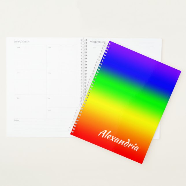 Agenda Rainbow Ombre (Exibição)