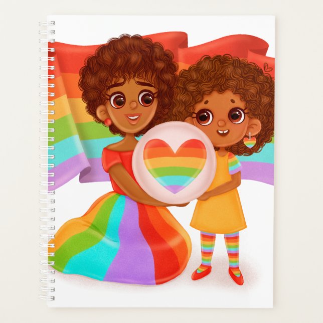 Agenda Rainbow Sisters Planner (Frente)