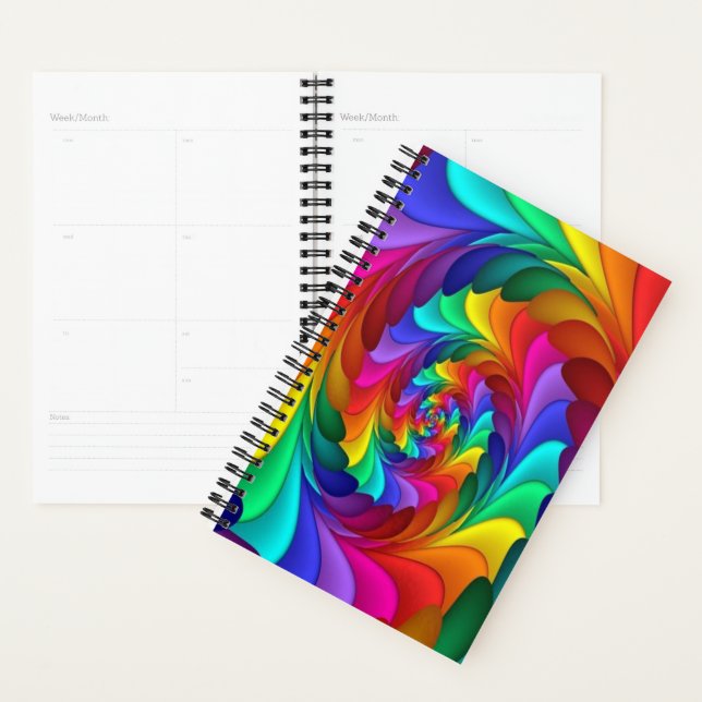 AGENDA RAINBOW SPIRAL (Exibição)