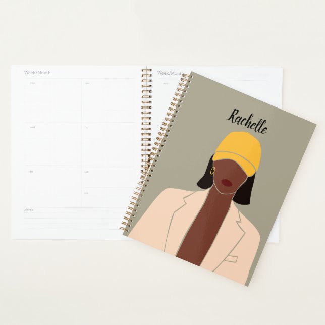 Agenda Rainha Afro-Americana da Melanina Personalizada (Exibição)