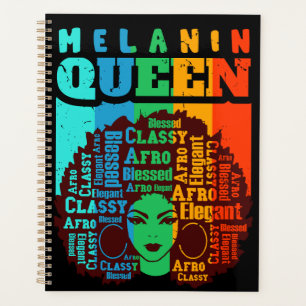 Agenda Rainha Afro-Americana Mulher Negra Melanin Sista