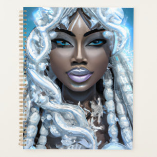 Agenda Rainha do Gelo Melanina Menina Negra Magia Sista S