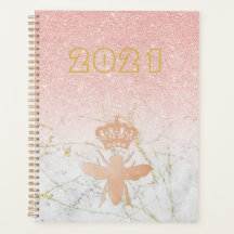 RAINHA Personalizada BEE Rosa Dourada 2021