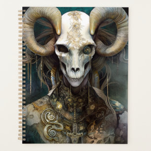 Agenda Ram Skull Surreal Fantasy Art