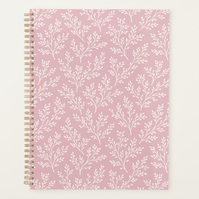 Agenda Raminhos da Floresta Neutro - Rosa Suave (Frente)