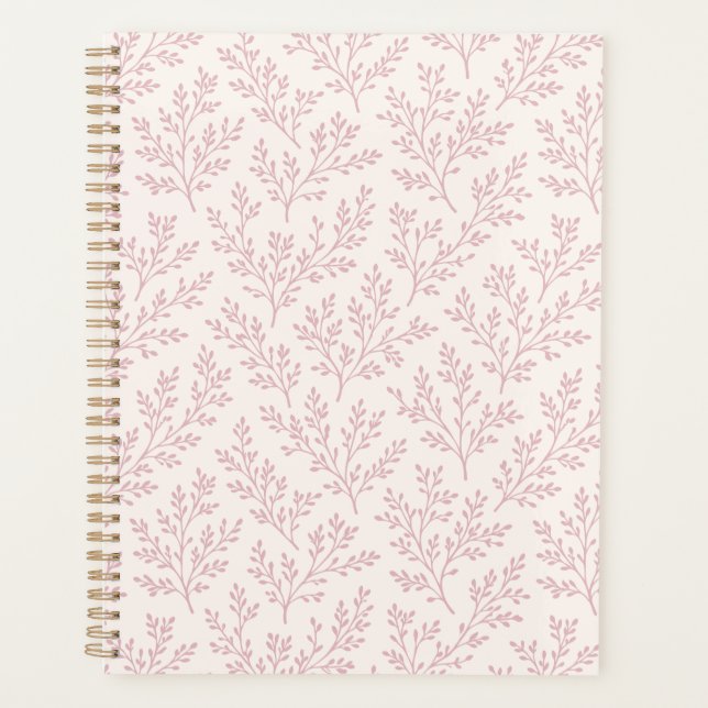 Agenda Raminhos da Floresta Rosa Suave - Neutro (Frente)