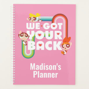 Agenda Raparigas Powerpuff: Temos As Suas Costas