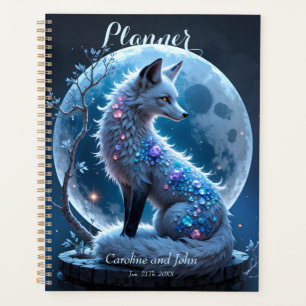 Agenda Raposa Cristalina ao Luar – Guardiã de Sonhos Sile
