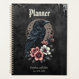 Agenda Raven preto majestoso
