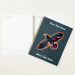Agenda Raven Rustic No Latido De Nascimento Interior