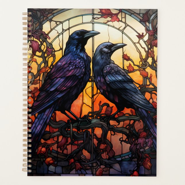 Agenda Ravens de Vidro Estreito (Frente)