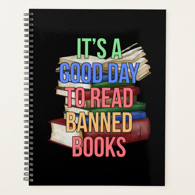 Agenda Read Banned Books Librarian Bookworm Book Reader (Frente)