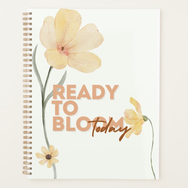 Agenda Ready to Bloom Planner (Frente)