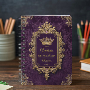 Agenda Real Ametist Quinceañera, costume