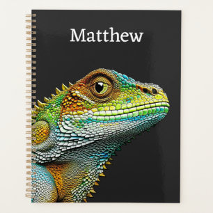 Agenda Realista Lizard Iguana Personalizado