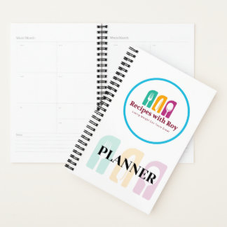 Agenda Receitas com Roy Planner