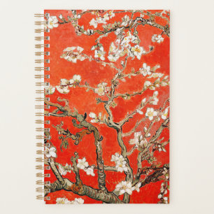 Agenda Red Almond Blossoms Vincent Van Gogh