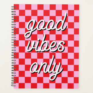 Agenda Red and Light Pink Checkered