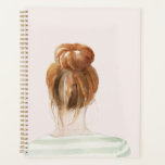Agenda Red Hair Top Knot<br><div class="desc">Top Knot Sailor Stripes II de Jennifer Paxton Parker. | 138996GG</div>